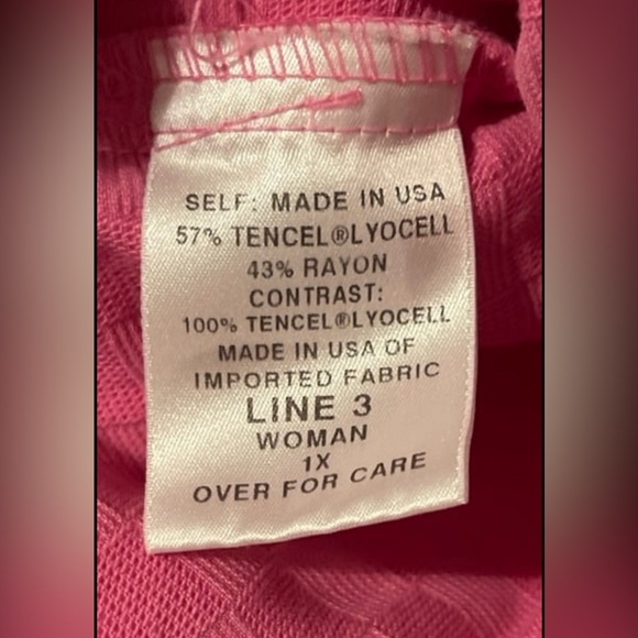 Pink Checkered
Button Down Blouse
Size 1X - Picture 6 of 6